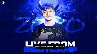 LET'S TALK LIVE FROM BOOTCAMP || GRINDING FOR NEXT OFFICIAL || K9 ZORO IS LIVE #zoroarkff