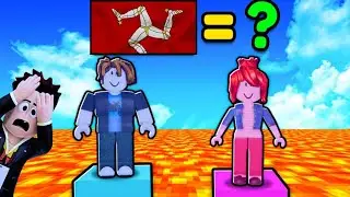 Guess the Flag or Face the Flames! 🌎🌋 Thrilling Lava-Rising Challenge|| Roblox