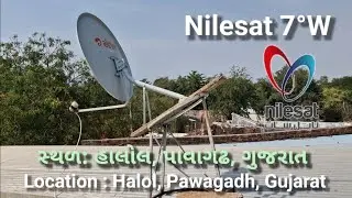 NileSat 7west Dish setting Gujarat, Pawagadh