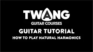 How to play Natural Harmonics and learn to talk with the aliens (Close Encounters) GUITAR TUTORIAL