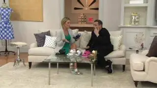 Isaac Mizrahi Live! Double Strap Leather Wedge Sandals on QVC