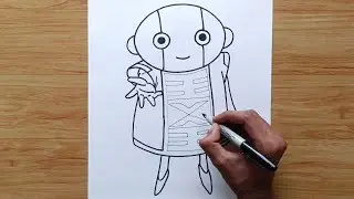 How to Draw Zeno from Dragon Ball Super | Zeno Drawing | Sketch Drawing | Easy Sketches