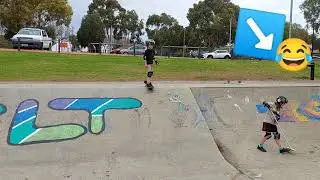 Golden Grove skate park - Rory, Mika & Ross - July 2021