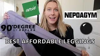 MY TOP 5 FAVORITE AFFORDABLE LEGGINGS  | Lululemon align dupes???? + Lululemon fabric comparisons