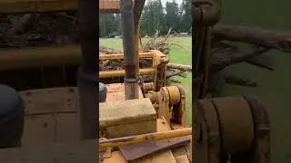 Cleaning up pastures with my old 955 Cat
