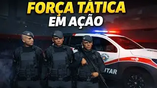 EQUIPE DE FOR&Ccedil;A T&Aacute;TICA EM A&Ccedil;&Atilde;O 🚓🔥 | GTA SA MOD POL&Iacute;CIA