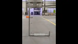 Scaffold Euro Frame Guard Rail post with transom