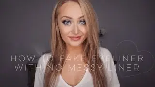 How To Fake Eyeliner with No Liner Tutorial Tape Trick