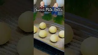 Super Easy Soft Milk Balls 😋 #shorts #shortsfeed #shortvideo #youtubeshorts #milkball