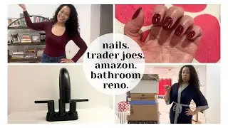 Ногти. Trader Joe’s. Перевозка на Amazon. Ремонт ванной комнаты. ЗАБАВНЫЙ ВЛОГ. Просто Сьюзен.