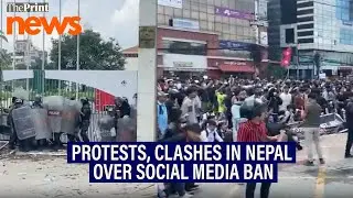 Massive protest, clashes in Nepal against ban on FB, Instagram, Whatsapp & other social media sites