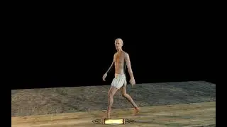 Old man character in 