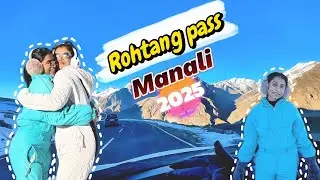 Rohtang pass Manali🌨️| Manali Tourist Place| manali travel vlog #rohtangpassmanali #manali #fypシ 