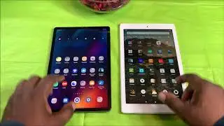 Samsung Galaxy Tab s6 vs Amazon Fire HD 10 Speed Test