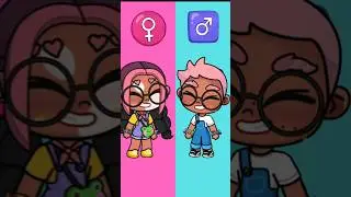 GENDER SWAP ♂️♀️ AVATAR WORLD #avatarworld #shorts #avatarpazu