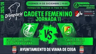 JORNADA 11 - CBVdC vs AULA - CADETE FEMENINO - 19/12/2025
