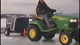 Damian J Products - Ice Maintenance with the Ice Mower and Bambini. Rink Disassembly