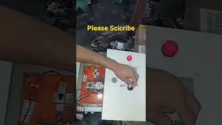 DOL Starter Control withTimer And Auto Manual Selector Switch@#Shorts@#ElectricTips@#Electric Trick@