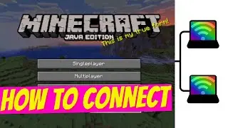 How to connect 2 computers in Multiplayer at home on MINECRAFT - FULL TUTORIAL