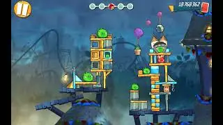 Angry birds 2. В погоне за свинобоссом на уровне 420 .