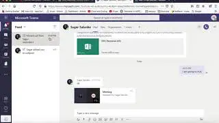 How to create chat threads and mention or tag name of person in Microsoft Teams
