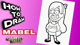 HOW TO DRAW MABEL FROM GRAVITY FALLS