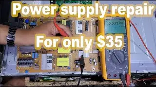 Philips 55-inch smart tv power supply repair for only $35.