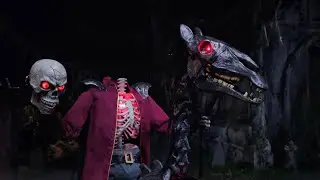 Home Depot Halloween NEW 2024 Knight Dullahan Headless Horseman Animatronic Demo Trailer Sneak Peek