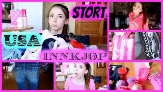 HUGE USA CLOTHING HAUL (Try-on)  1/3- VS, A&F, Hollister