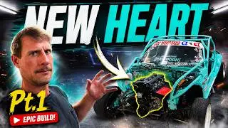 We build Tiffany&rsquo;s new motor!  300+ wheel hp Miata Kart