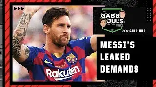 Gab & Juls rip into Lionel Messi for leaked 2020 Barcelona contract demands | ESPN FC