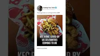 Raising Canes Arrives In The UK🇬🇧