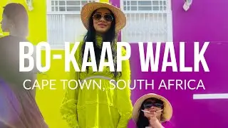 Cape Town walk in the World Famous Bo-Kaap area| Brightly Coloured Homes | South Africa
