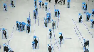 People Tracking using YOLOv7, Computer Vision