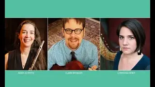 Beckwith Recital Series: Mary Jo White, flute; Clark Spencer, viola; Christina Brier, harp