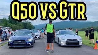 Тюнингованный Infiniti Q50 против стандартного Nissan Gtr R35