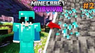 it's time to make myself strong || Minecraft pe survival series [#2] || Minecraft pe in Hindi