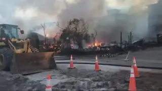 Bar and restaurant fire