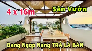Nh&agrave; Ngay Emart G&ograve; Vấp 4 lầu thiết kế rất đẹp c&oacute; s&acirc;n vườn tho&aacute;ng m&aacute;t Gần Tết Chủ Ngộp Nặng TRẢ L&Agrave; B&Aacute;N
