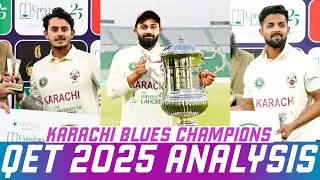 Saad Baig & Saqib Khan Dominated The Charts| Karachi Region Blues Champion Of Quaid e Azam Trophy 🤩