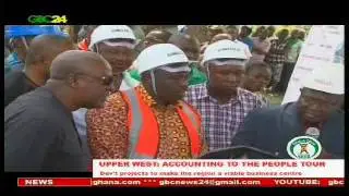 President Mahama tours Upper West Region
