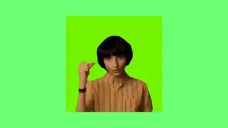 Mike snapping fingers green screen - meme template