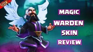 MAGIC WARDEN SKIN REVIEW l All Animations of Magic Warden | Clash of Clans l Clashflict