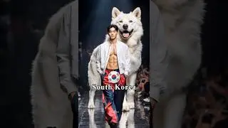 12 Idol Stars Walk with Giant Dogs on the Ultimate Global Runway #shorts #kpop #fashion #dog #dogs