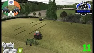 Drumard Farm Ireland......Putting the new bailer through its paces making hay