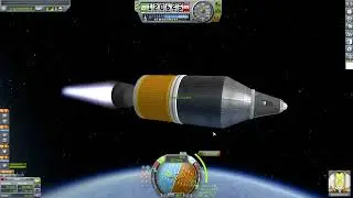 First Manned Mission to low Kerbin Orbit