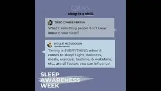 The creators of Sleep Awareness Week were pretty clever to align this week to follow Daylight Savin