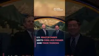 U.S. Senator Daines Meets China Vice Premier Amid Trade Tensions #politics