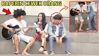 PRANK ORANG GILA BAPERIN CEWEK ORANG BERUJUNG RICUH - Rojer Ngamen #22