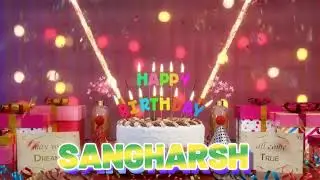SANGHARSH Happy Birthday Song with Names 🌟 Happy Birthday to You
